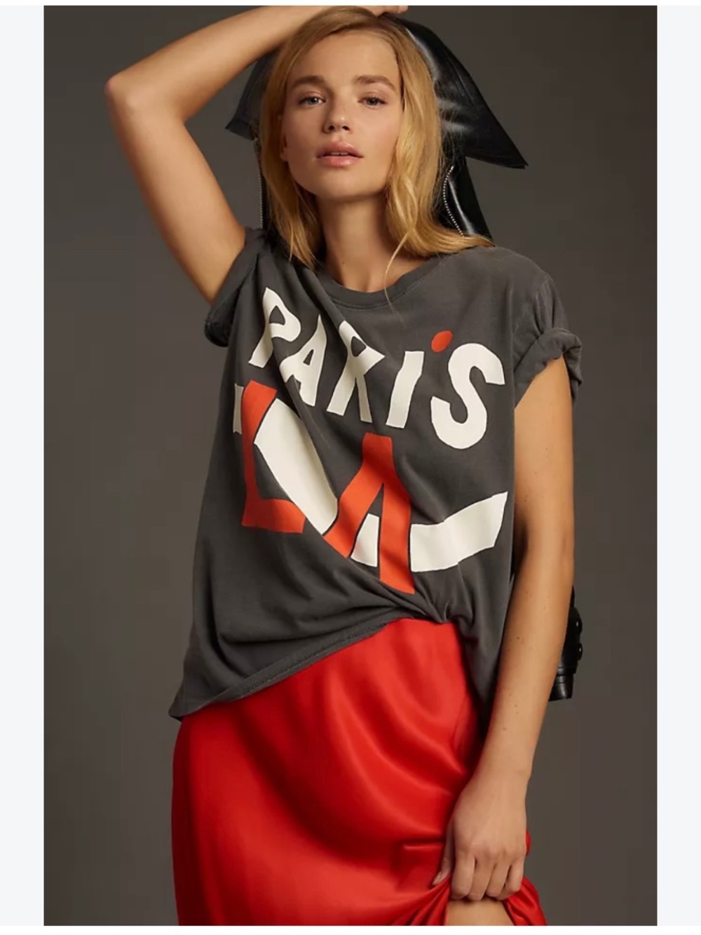 Clare V Paris LA T shirt in Gray Size M